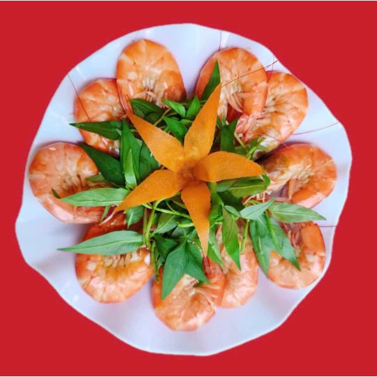 Tôm Hấp Nước Dừa