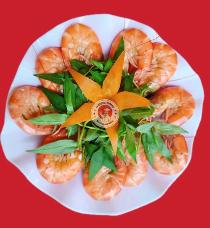 Hình ảnh về Tôm Hấp Nước Dừa